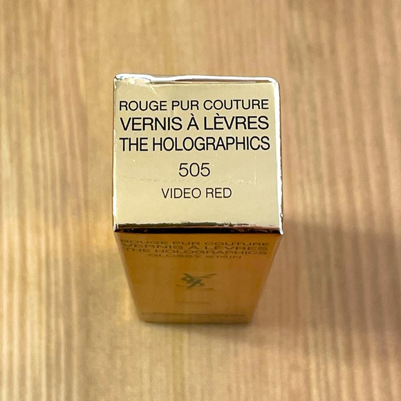Yves Saint Laurent Glossy Stain Holographics in 505 Video Red - Picture 3 of 6